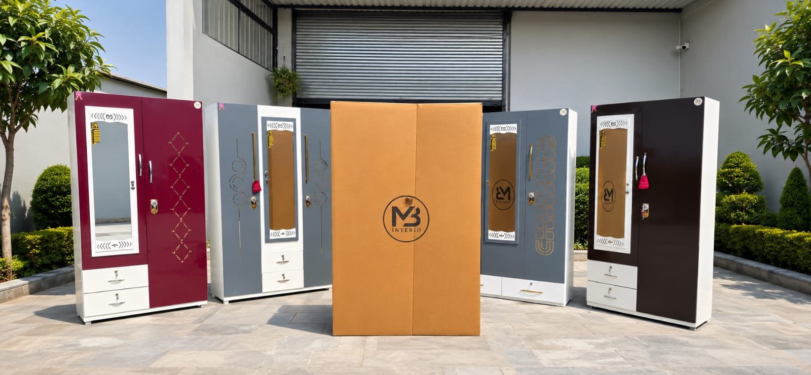 Premium 3 Door Designer Wardrobe